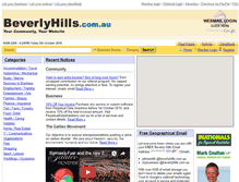 Tablet Screenshot of beverlyhills.com.au